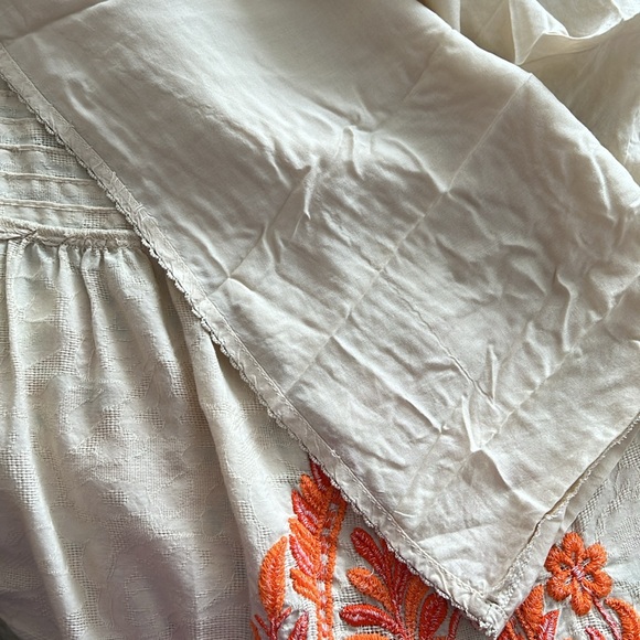 Anthropologie Felicity Embroidered Cutout Maxi Dress Large - Picture 9 of 10